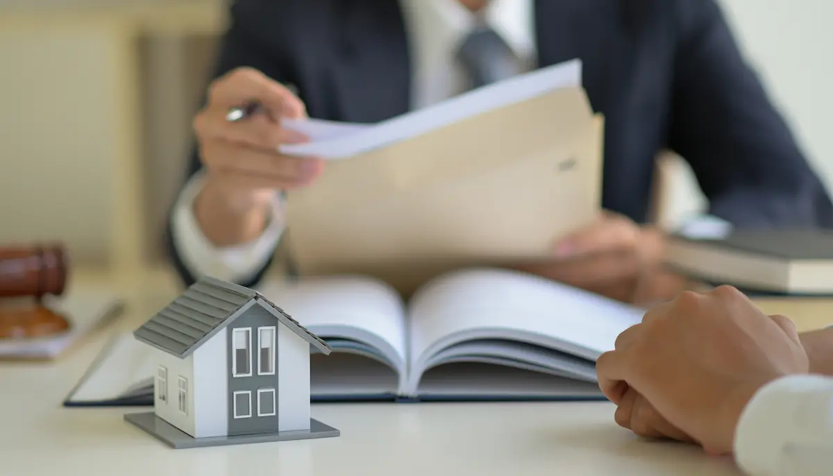Abogado especialista en derecho urbanístico en Sevilla revisando documentación de suelo, licencias y viabilidad inmobiliaria para una empresa